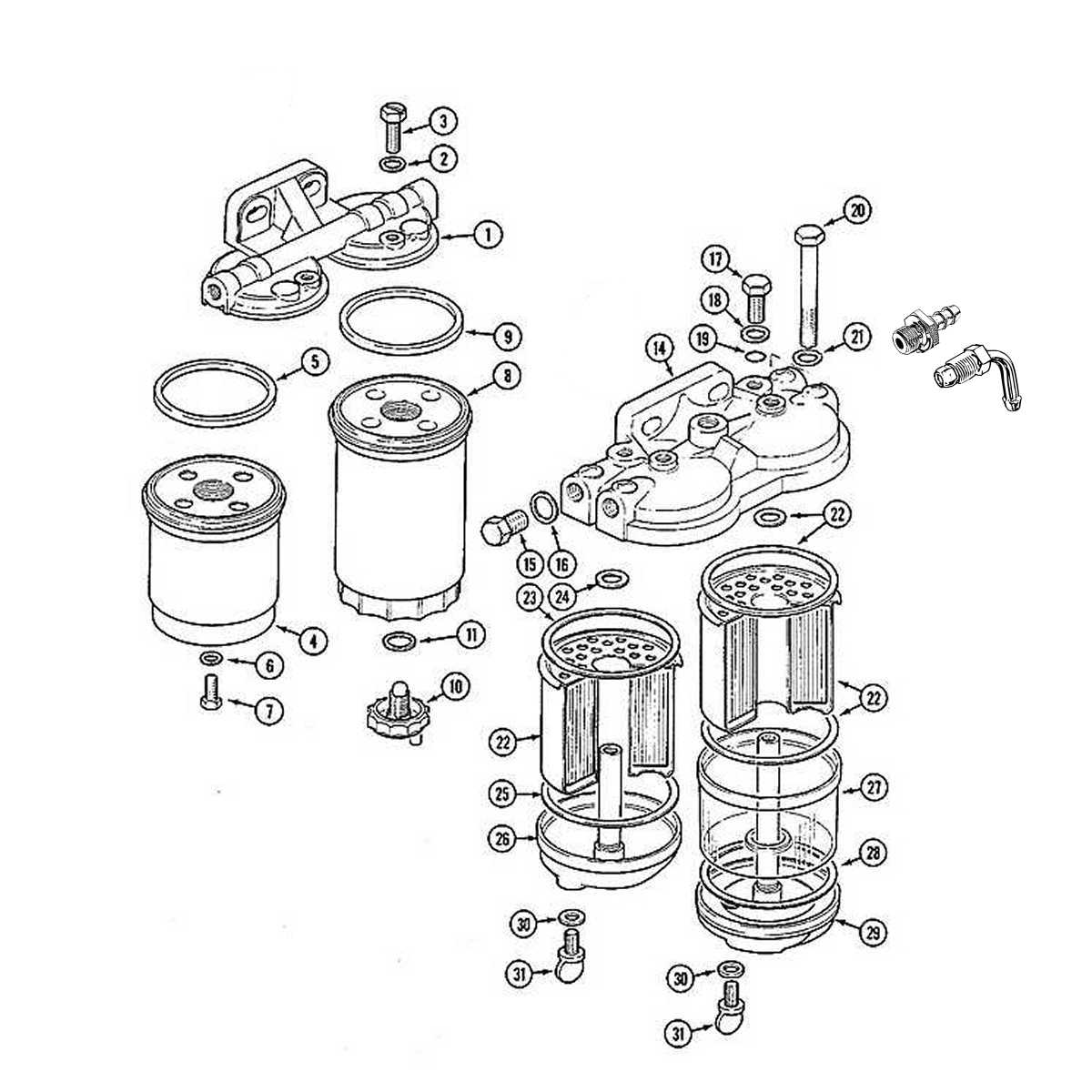 Lucas CAV Delphi filter interactive parts diagram Diesel Injection Pumps